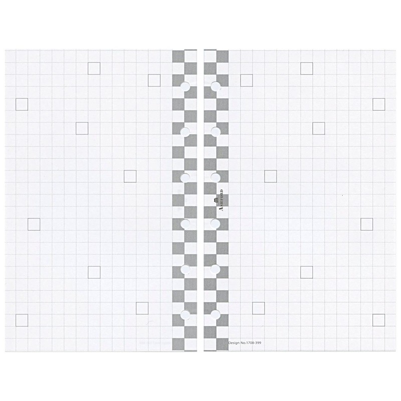 Mini 6-Hole Design Refill Pad, Ring Diameter 0.5 inches (13