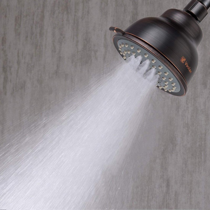 Voolan High Pressure Shower Head with Shower Arm - 5