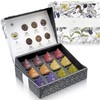Teabloom Organic Black Forest Pyramid Tea Presentation Box, 12 Assorted