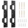 Double Hole Door Strike Plate, 5-1/2 in to 6 in