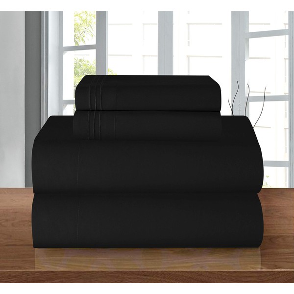 Elegant Comfort Luxury 1500 Premium Hotel Quality Microfiber 5-Piece Sheet