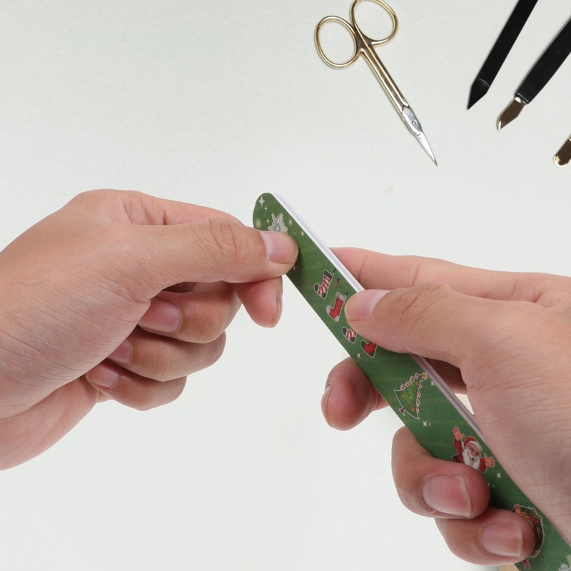 minkissy Nail Tools 48 Pieces Christmas File for Suits Tools