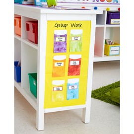 Carson Dellosa Colorful Library Pockets, Cut-Outs with Writing Space for Classroom Organization, Name Labels, Storage, Homeschool or Classroom Décor (36 pc)