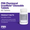 PRN Pharmacal CranMate Cranberry Supplement - Chewable Cranberry Extract Nutritional