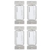 Eaton (case of 4) Eaton Z-wave Plus dimmer sitch, White, Single Pole, 120 VAC, 300W