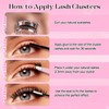 Fluffy Lash Clusters 60D 80D 100D 150D Volume Eyelash Clusters