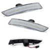 iJDMTOY Clear Lens Red Full LED Rear Side Marker Light