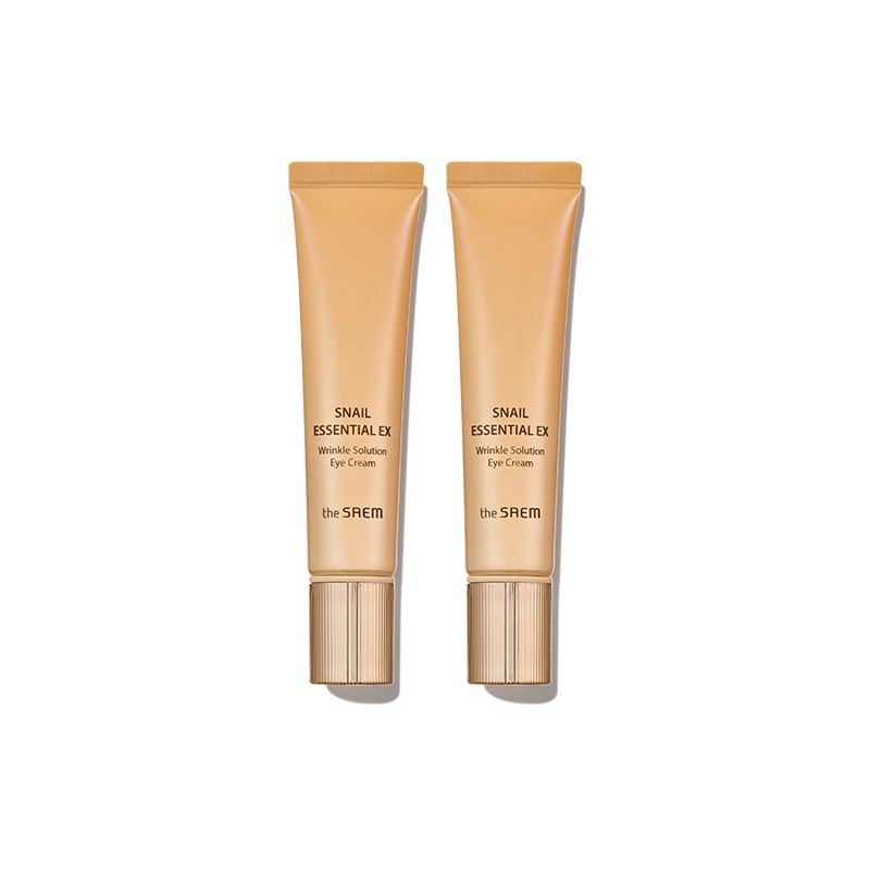 The Saem Snail Essential EX Wrinkle Solution Eye Cream Double