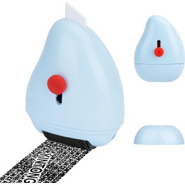 HOXBEIT Confidential Roller Stamp, Reusable Wide Roller Security Stamp, Identity Theft Stamp, Anti-theft, Privacy & Security Stamp, Perfect for Privacy, Blue