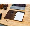 Leather Notepad Holder Legal Junior Notebook Padfolio Holder Business Gift