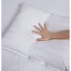 DOWNLITE Down Extra Thin, Flat & Soft Pillow for Stomach