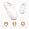 Vssoplor Wireless Mouse, 2.4G Slim Portable Computer Laptop Mouse with