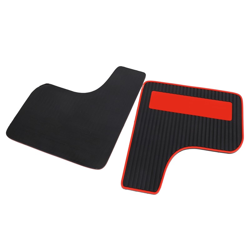 2Pcs Car Mud Guard Black Sport Style Universal Flashing Guard