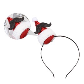 Healvian 4 Pcs 1 Set Christmas Headband Hair Bands for Women Costumes Skincare Headband Hair Accessories Headbands for Women Rhinestones Head Band Makeup Headband Spa Headband Cloth Red