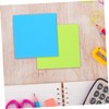 Operitacx 1 Set of Sticky Notes for School Neon Notes