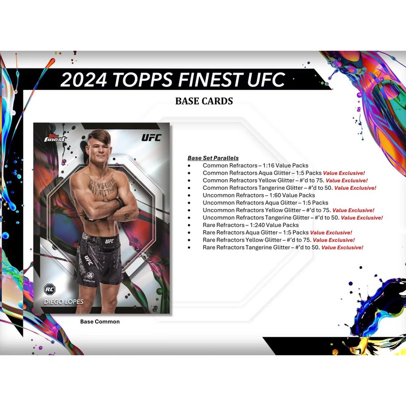 2024 Topps Finest UFC 6-Pack Blaster Trading Card Box