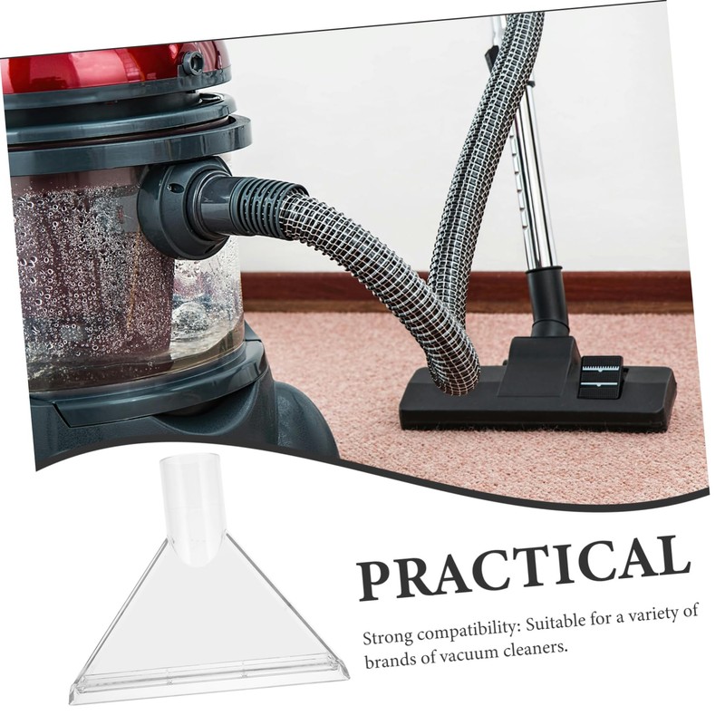 ULTECHNOVO Carpet Vacuum Extractor Nozzle Tool Transparent Vacuum Head for