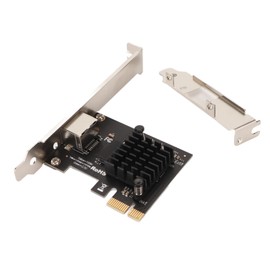 PCIe Network Card 2.5Gbps Remote Wake Up RTL8125 Chip Support ACPI APM Gigabit Ethernet Card for PC Desktop Gaming