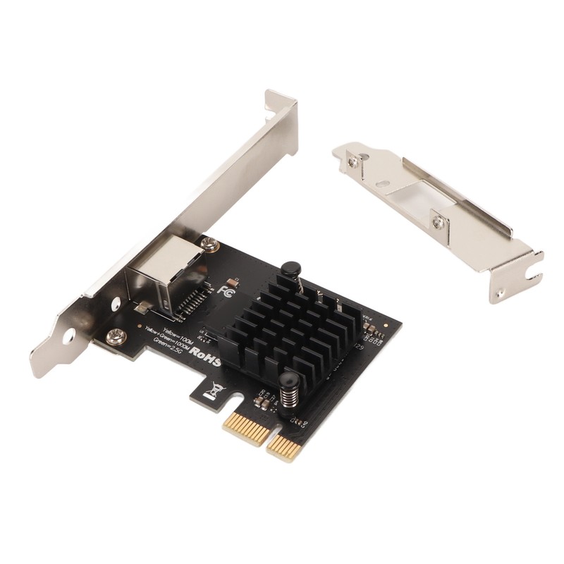 PCIe Network Card 2.5Gbps Remote Wake Up RTL8125 Chip Support