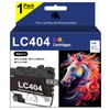 LiTuhorse Compatible LC404BK LC404 Black Ink Cartridges for Brother Printer