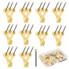 girldate Wall Hanging Hooks (10 Pieces) with Nails, Safe Load