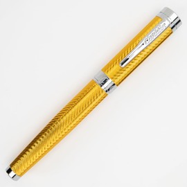 Herringbone Signature Fountain Pen Yellow - F
