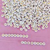 Pack of 1400 Round Letter Beads for Threading 7 x