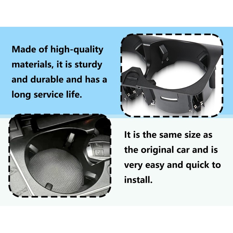 Lhbwhiz Centre Console Drink Holder, Water Cup Holder, Suitable Accessories,