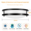 Drosbey 36W Dimmable LED Flush Mount Ceiling Light Fixture, Kitchen