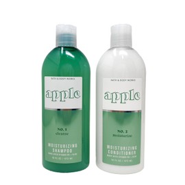 Generic Bath and Body Work Apple - Duo Set - Shampoo and Conditioner, 16 Fl Oz (Pack of 2)