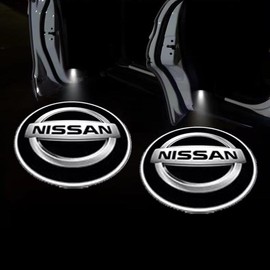 KLIFE LIMITED  2Pcs LED Car Door Projector Welcome Light for Honda Civic/Accord/CR-V/Fit/HR-V/Vezel/Odyssey:_NISSAN