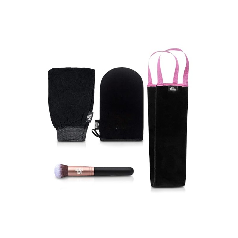 Bronze Tan 4 Set Kit Self Tanner Applicator - Back