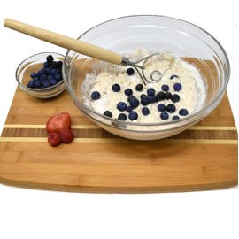 Norpro Scandinavian Dough Whisk 12" x 3.25" x .88"