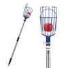 Oak Leaf Fruit Picker, 13 FT Picker Pole with Basket,