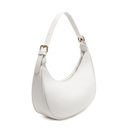 SYXLCYGJ Fashion Small Crescent Underarm Shoulder Bag for Women Trendy Purse Hobo Handbags Clutch Crossbody Bag（Beige）