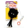 Classic Pet Products Furry Spider Cat Toy, Black