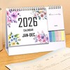 Desktop Calendar - Jan-Dec Desk Top Calendar 2026 | To-Do
