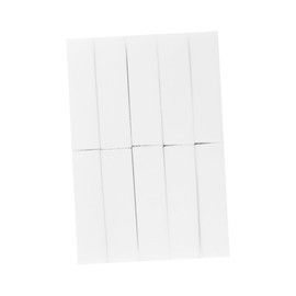 Baluue Nail Grinding Sanding Sponge Tools 10pcs Nail Grinding Block for Nail Salon Four Sided