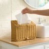 Wicker Hand Towel Box Cover Compatible with Disposable Paper Hand