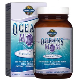 Garden Of Life - Suplemento Oceans Mom Prenatal Dha - 30 cápsulas sabor fresa