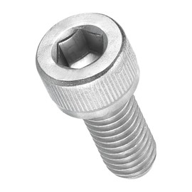 METALLIXITY Socket Head Cap Screw(M8-1.25x18mm)10Pcs, 304 Stainless Steel Allen Socket Drive Metric - Machine Internal Hex Screw UNC Coarse Thread, Silver Tone