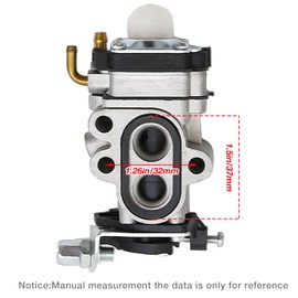 Anxingo WYA-132 Carburetor Kit Replacement for RedMax GZ23N GZ25N GZ30N BCZ230TS BCZ260TS LRTZ2460 BCZ260S BCZ250S SRTZ260F BCZ2460S HEZ2460S PSZ2460S SGCZ2460S SRTZ2460F SRTZ2460 Edger Brushcutter