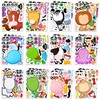 JOYIN JOYIN 24PCS 9"x6" Make a face Stickers for Kids,
