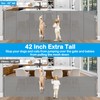 Reinforced 42" Extra Tall X 120" Extra Wide Retractable Dog