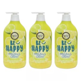 Happybath 해피바스 스마일 바디워시900g 유자 라임 3개 Happybath Smile Body Wash 900g Yuzu Lime 3pcs