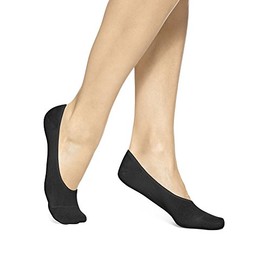 Hue Women's High Cut Cotton Sock Liners (Pack of 3)