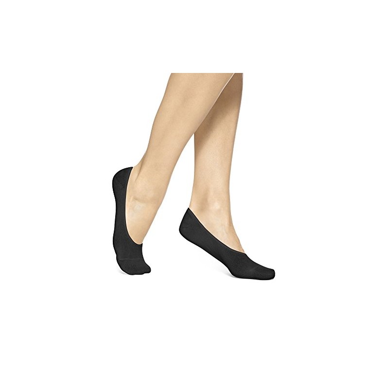 Hue Women's High Cut Cotton Sock Liners (Pack of 3)