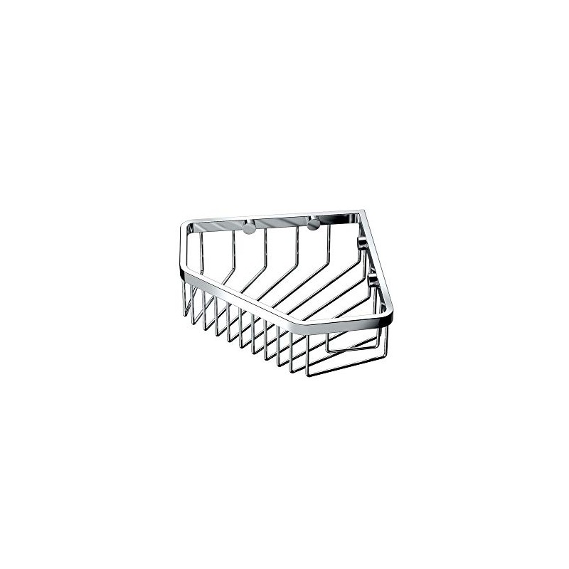 Gatco 1499 8-1/2-Inch Shower or Tub Corner Basket, Chrome