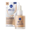 NIVEA 3-in-1 Hyaluronic Serum Foundation Dark (30 ml), Anti-Age Foundation