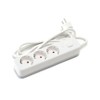 German L-Series 3-Way Power Strip with Switch, 5 m 3G